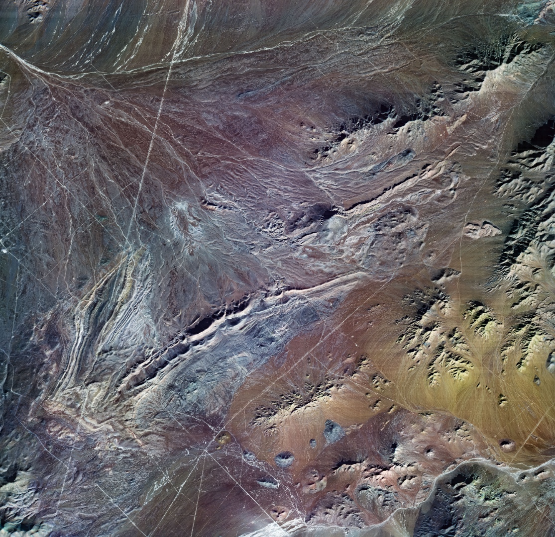 Xplore hyperspectral satellite image — mineral detection